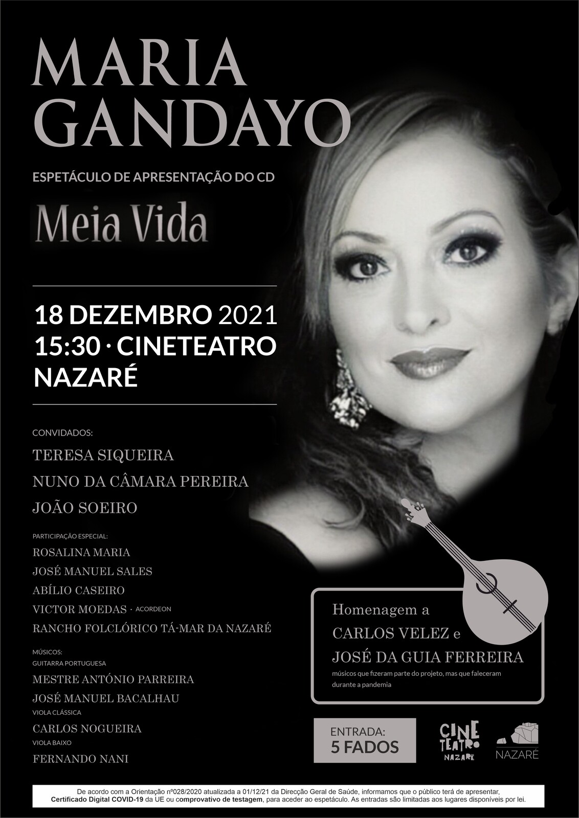 Espetáculo de fado de Maria Gandayo