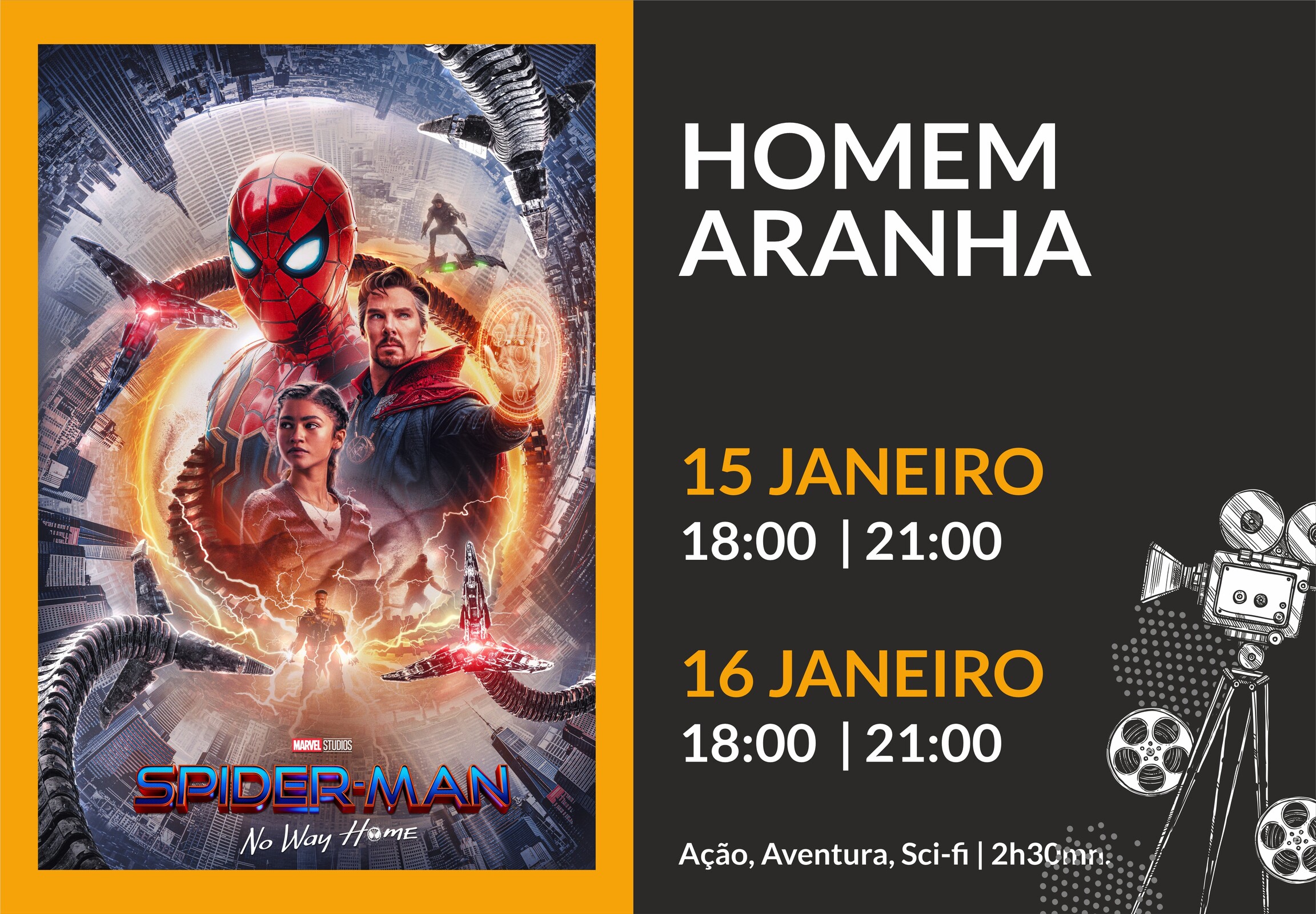 Cinema Homem Aranha 