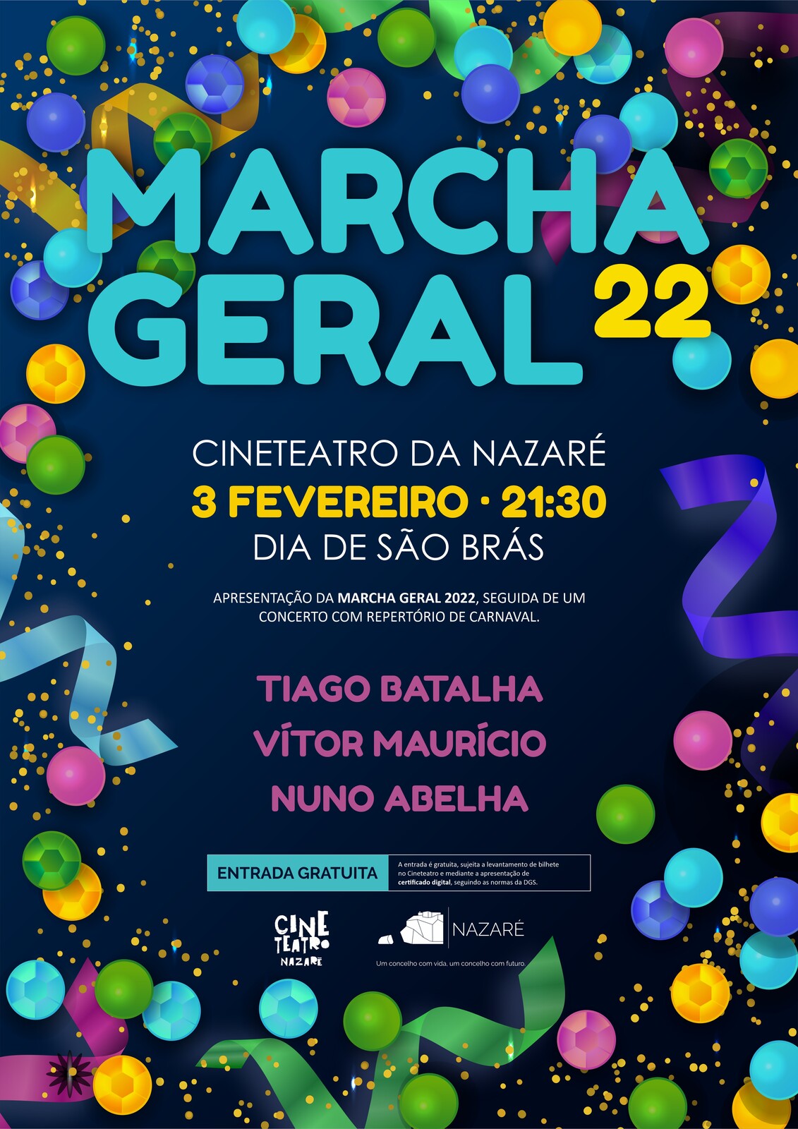 Apresentação da Marcha Geral do Carnaval 2022