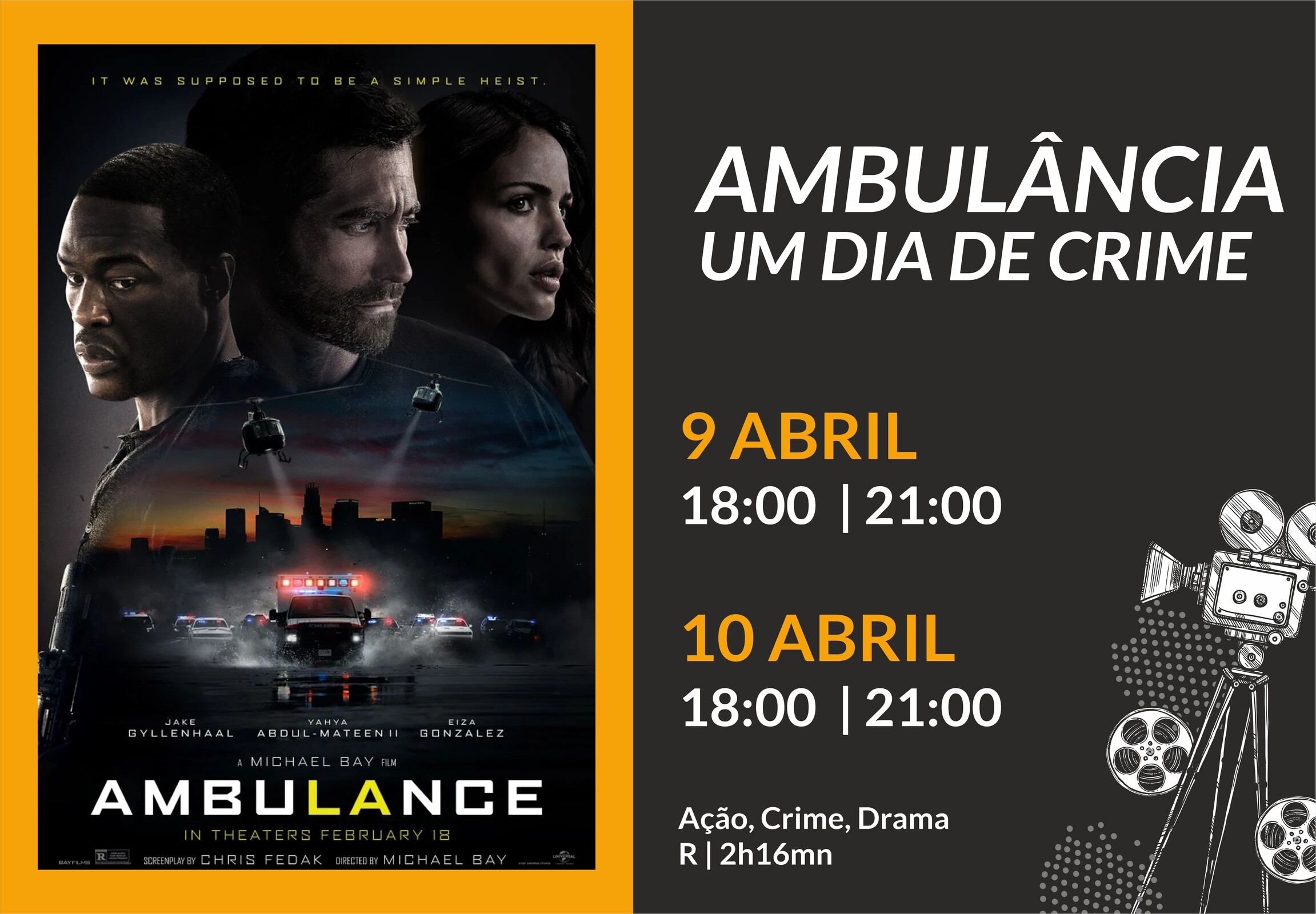 Filme Ambulância - um dia de crime