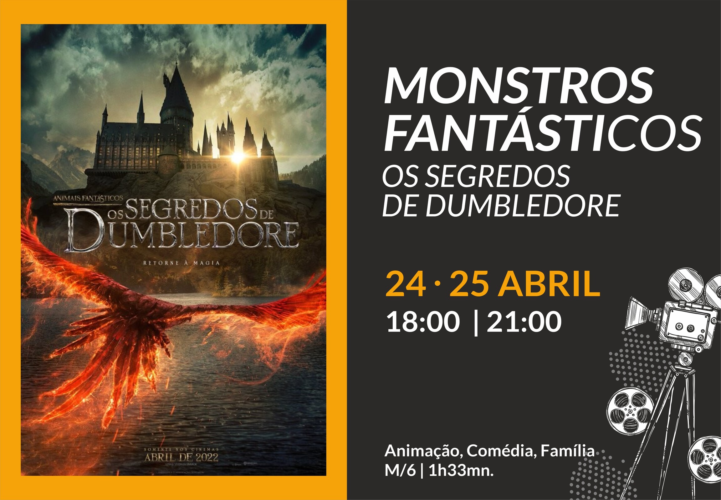 Filme Animais Fantásticos: Os Segredos de Dumbledore