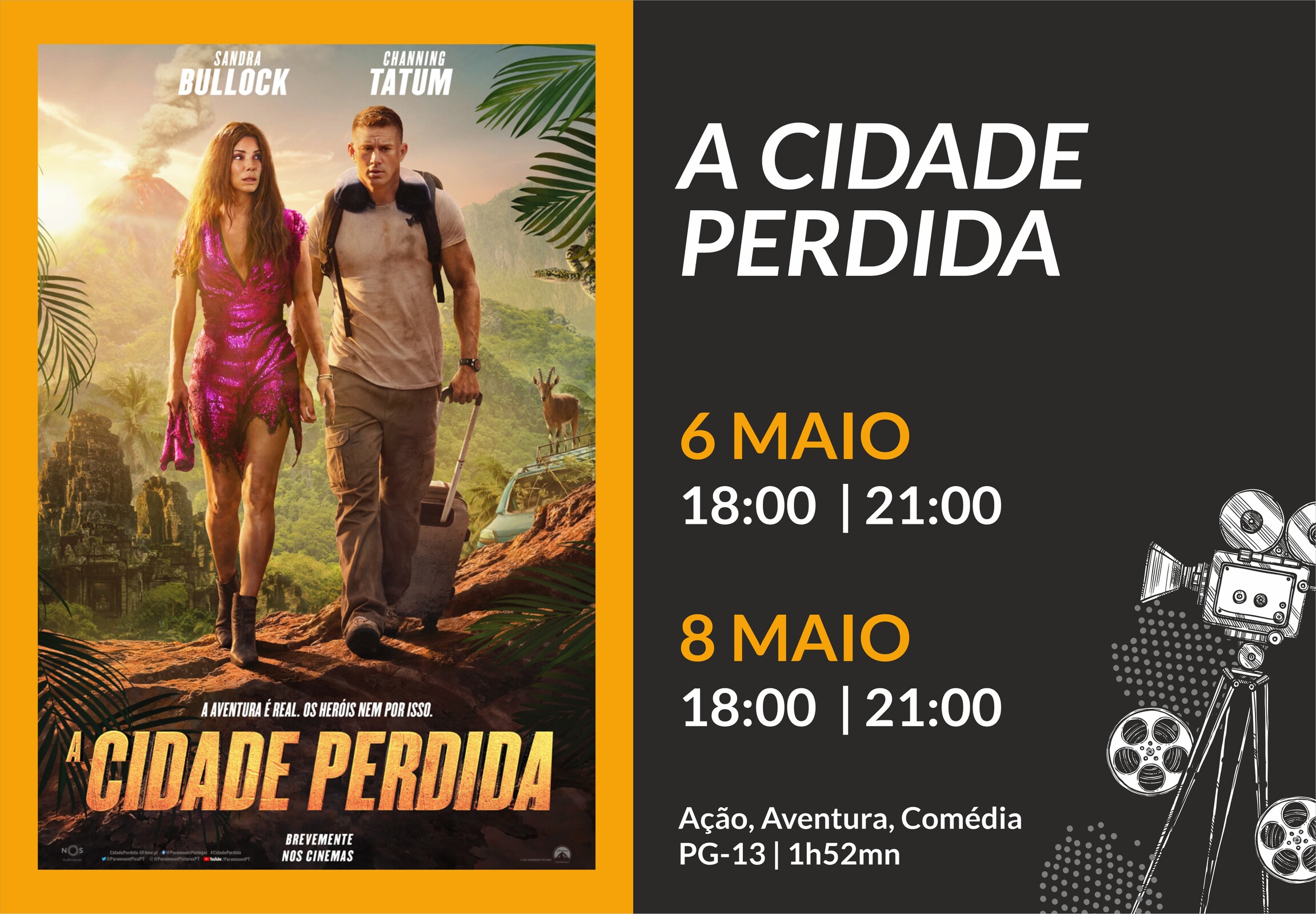 A cidade perdida - cinema