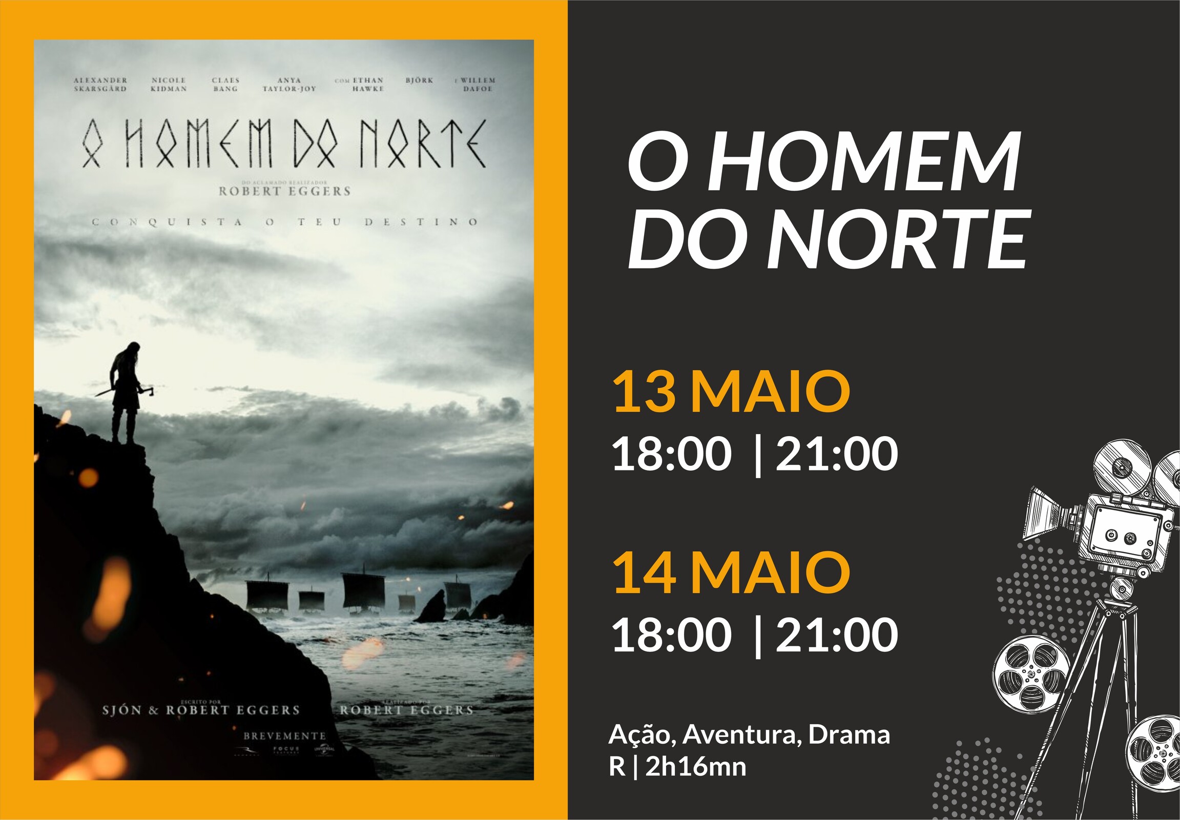 O Homem do Norte - cinema 