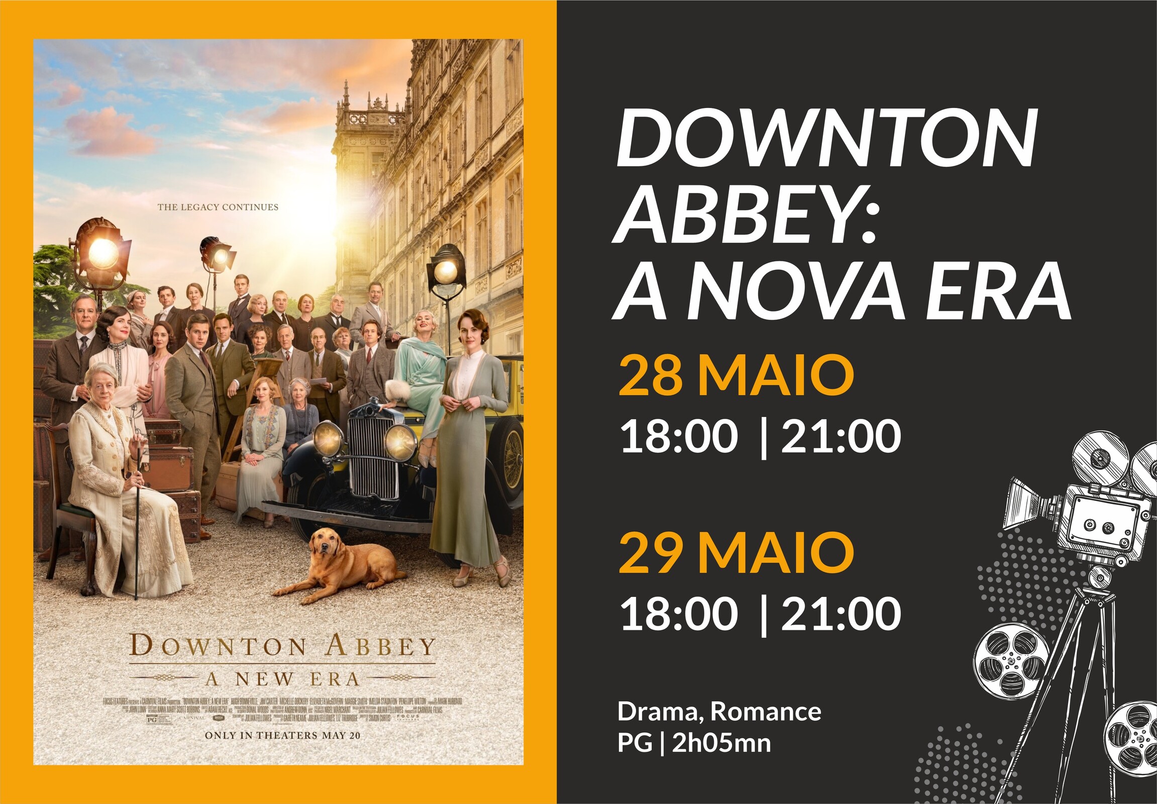 Downton Abbey: a nova era - cinema 