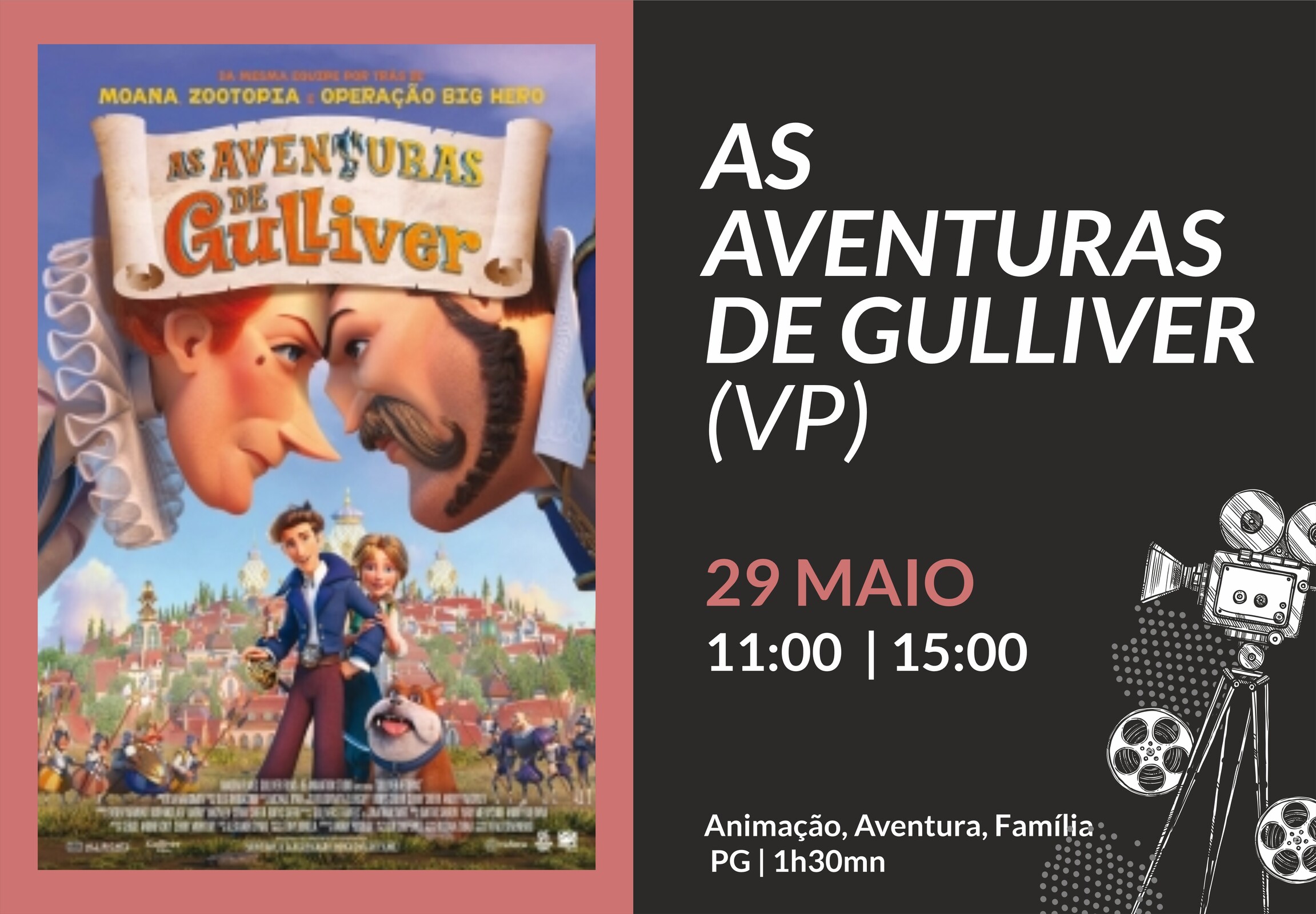 As aventuras de Gulliver - cinema 