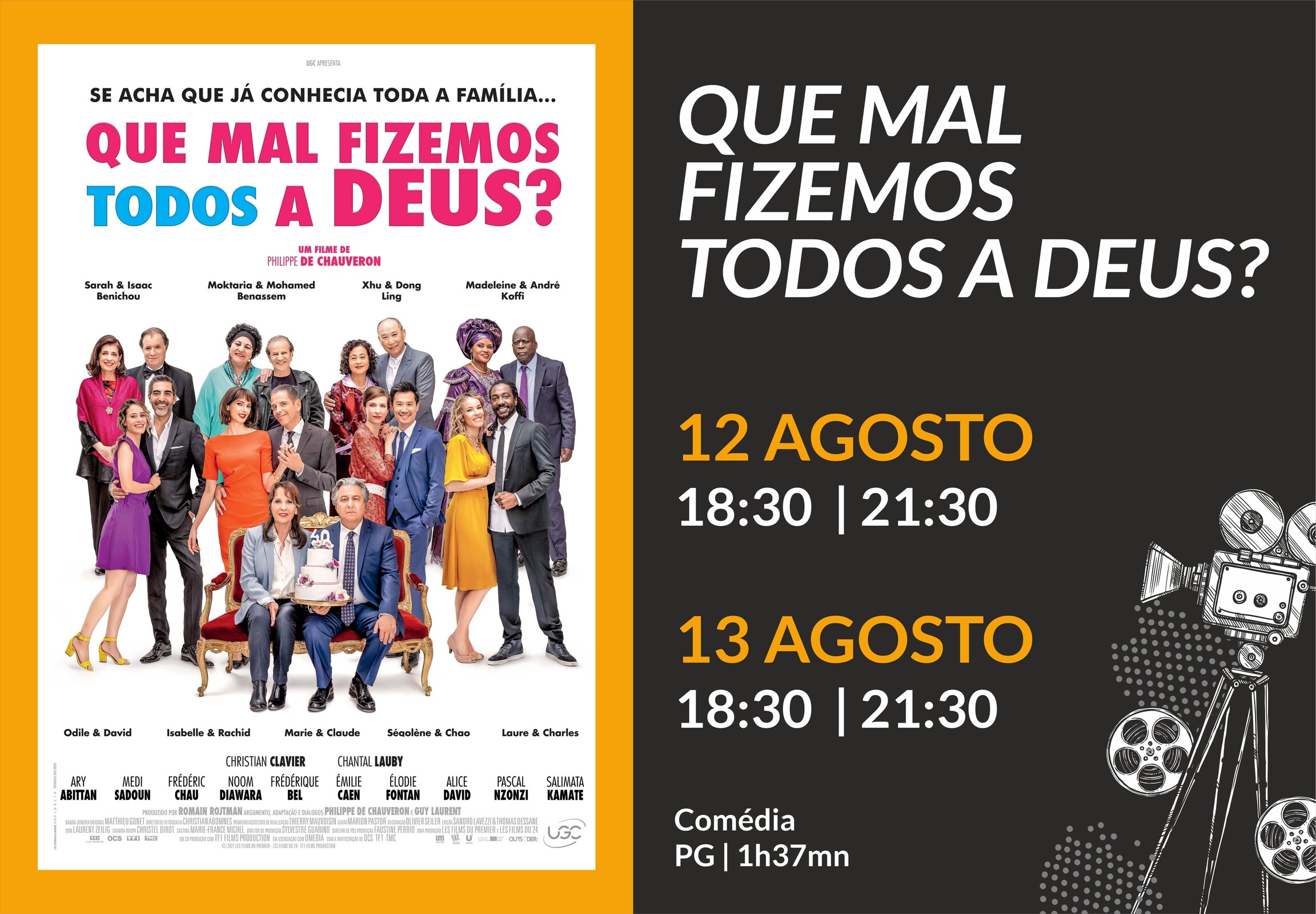 Que mal fizemos todos a Deus - cinema comédia 