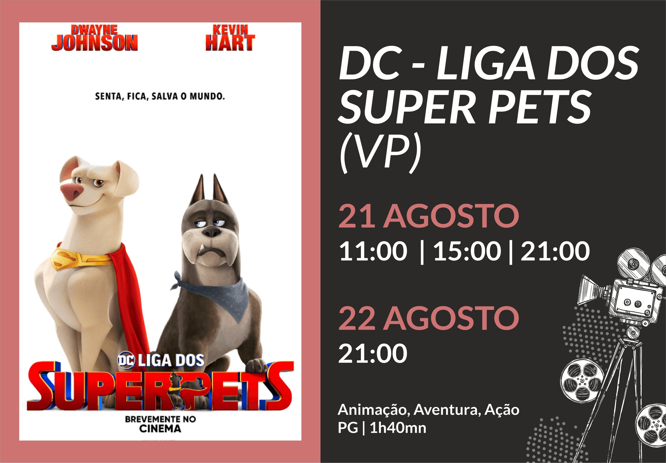 DC Liga dos Super-Pets (VP) - Cinema Animação