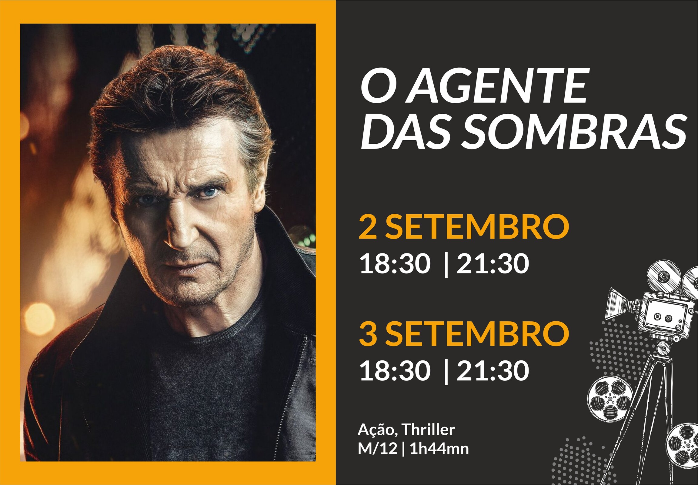 O agente das sombras - cinema