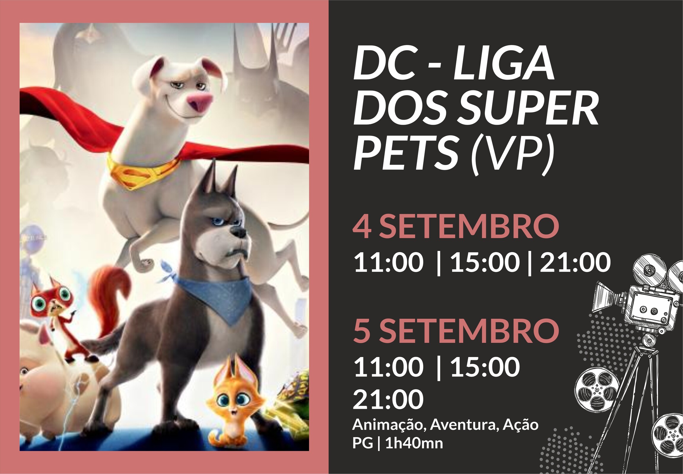 DC Liga dos Super-Pets  - Cinema de animação 