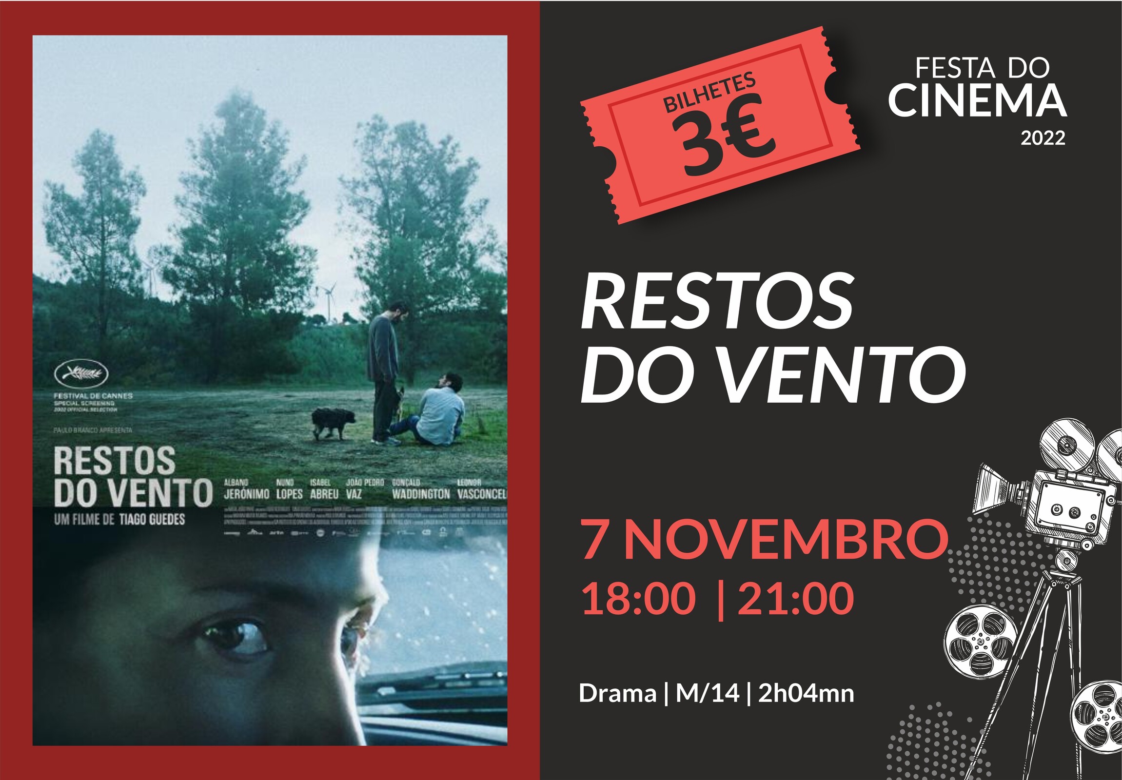 Festa do Cinema: Restos do Vento