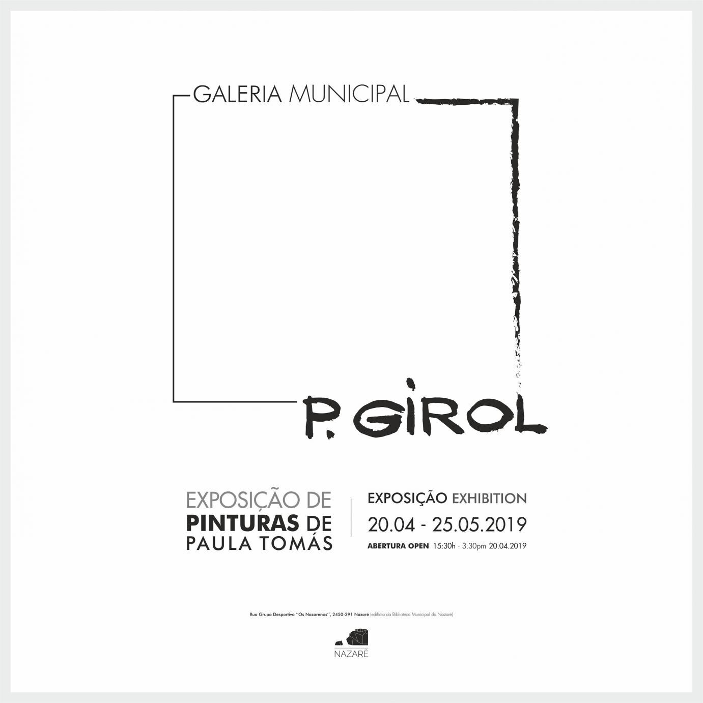 Exposição de Pintura de Paula Tomás na Galeria Municipal