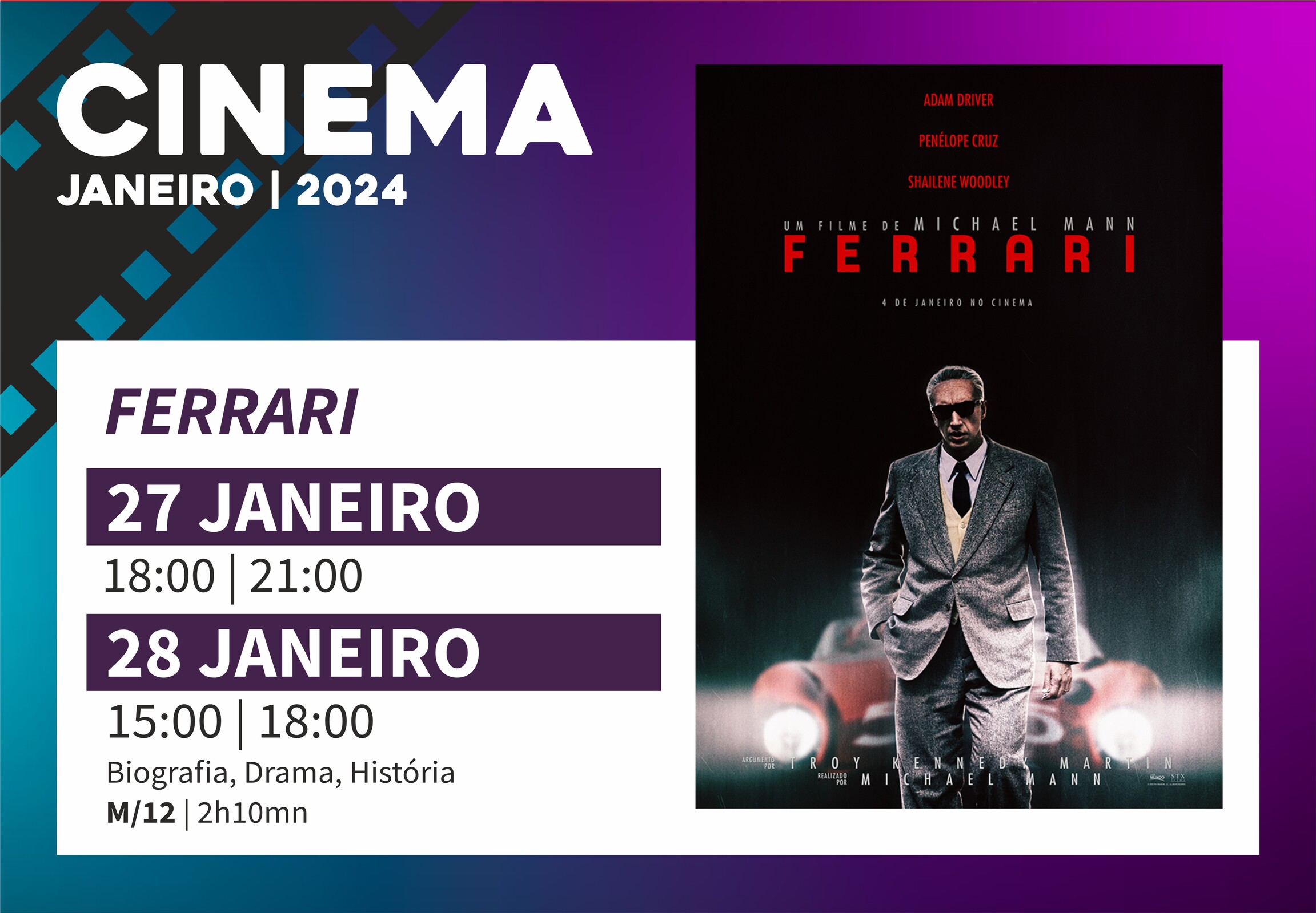 Cinema de janeiro