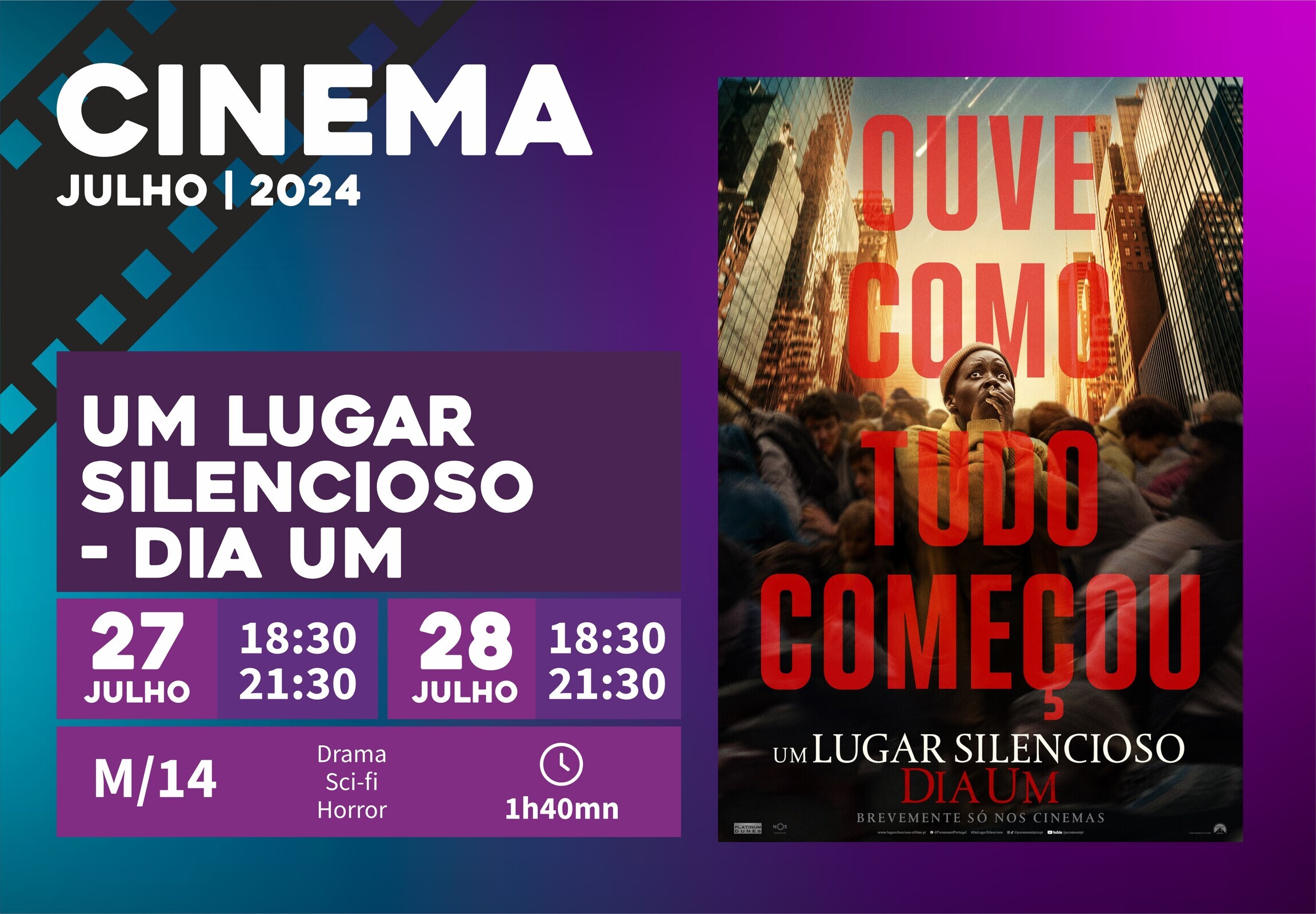Cinema de julho