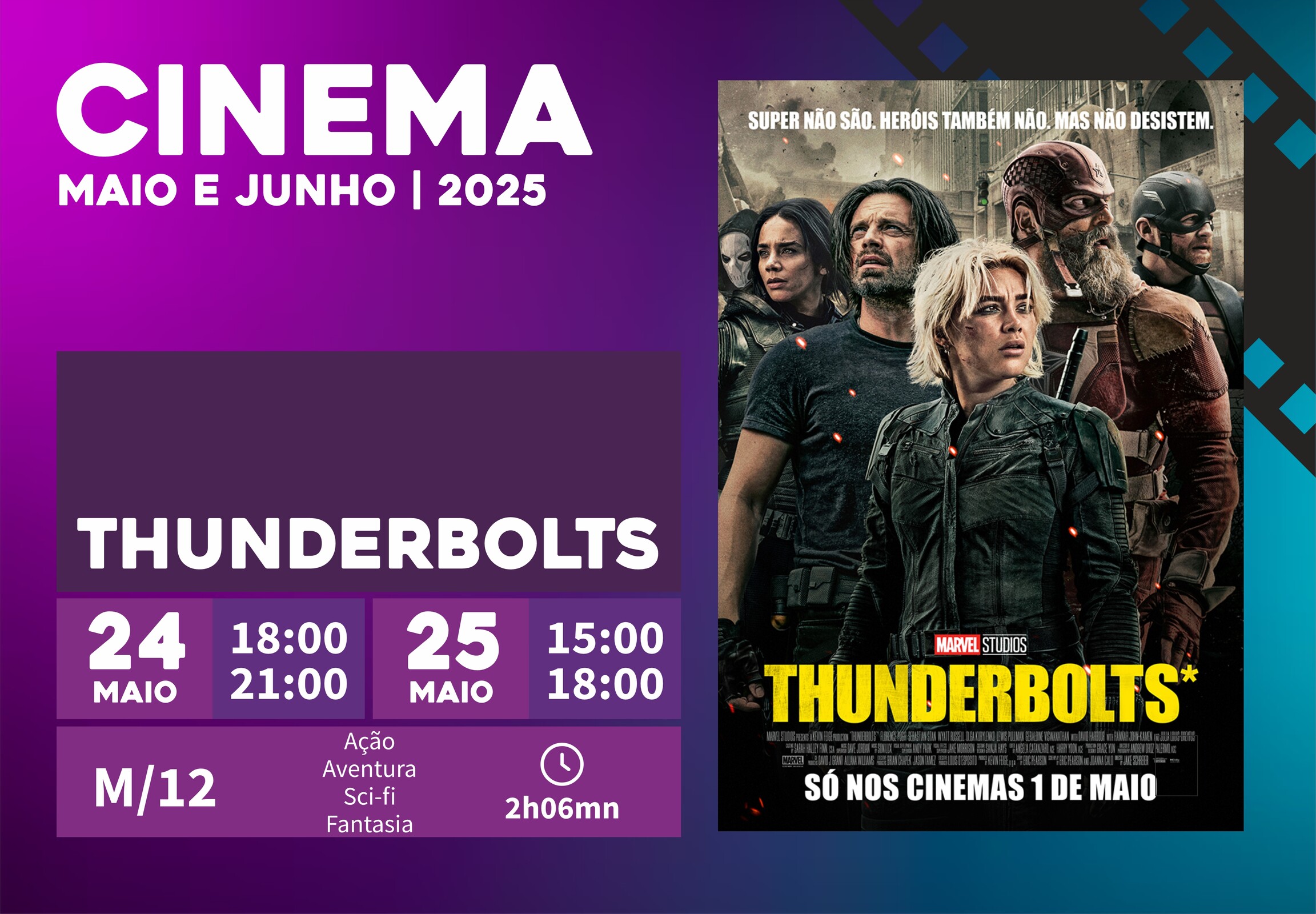 Cinema de maio