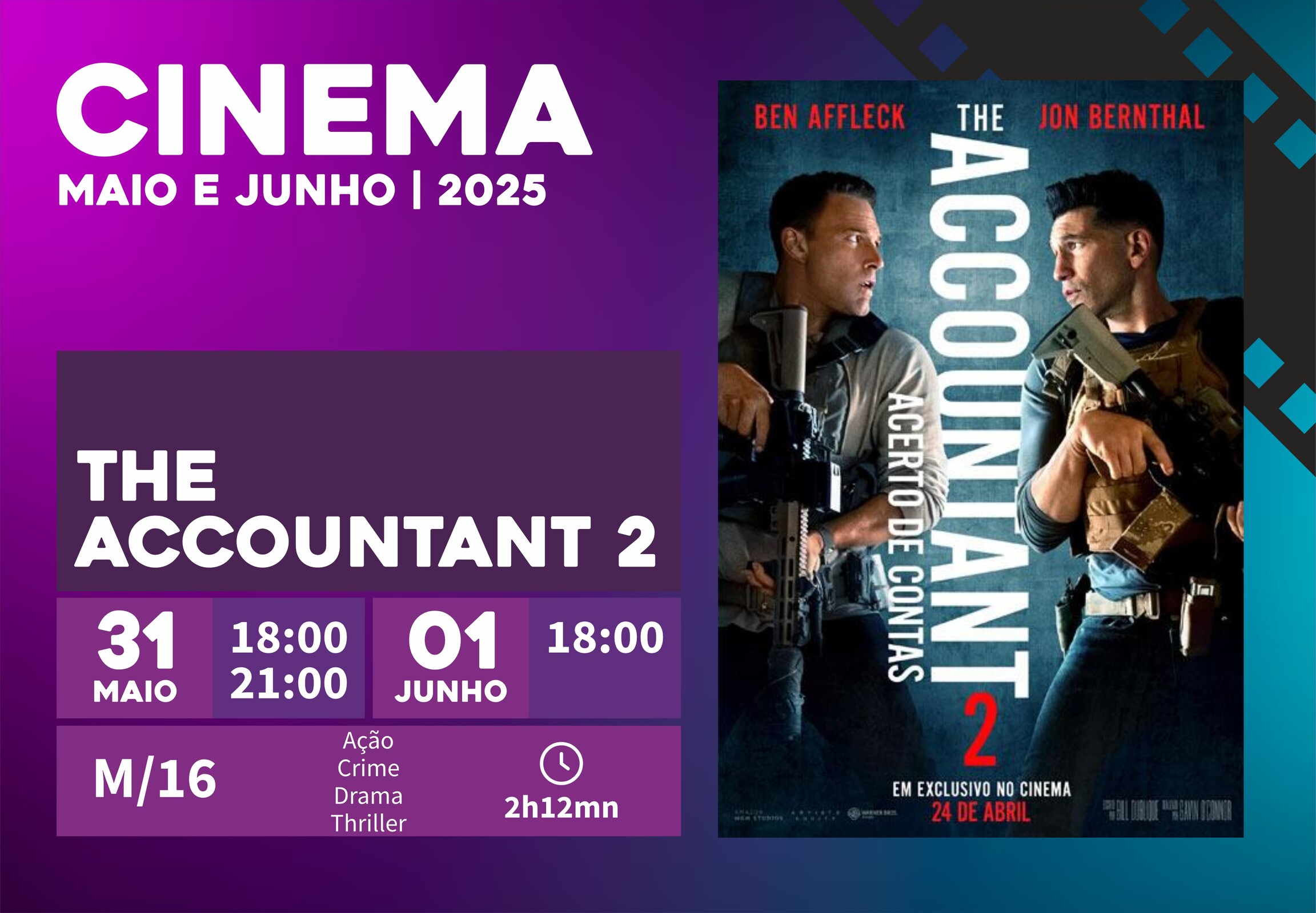 Cinema de maio