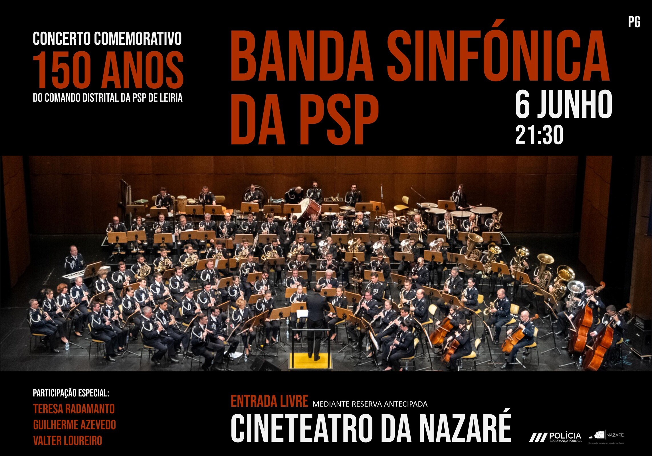 Concerto comemorativo dos 150 anos do Comando Distrital de PSP
