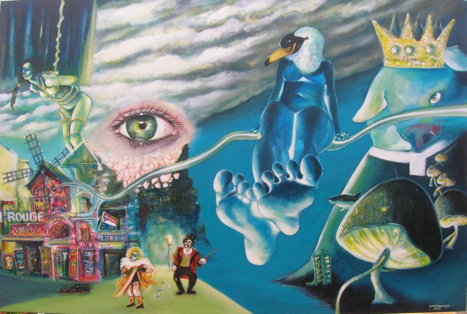 “A exaltação do surrealismo” por Carlos Saramago na Galeria Paul Girol
