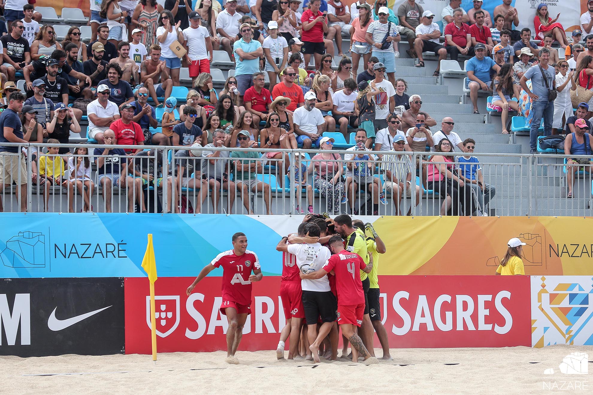 Sótão e Braga disputarão a final da Taça de Portugal em futebol de praia