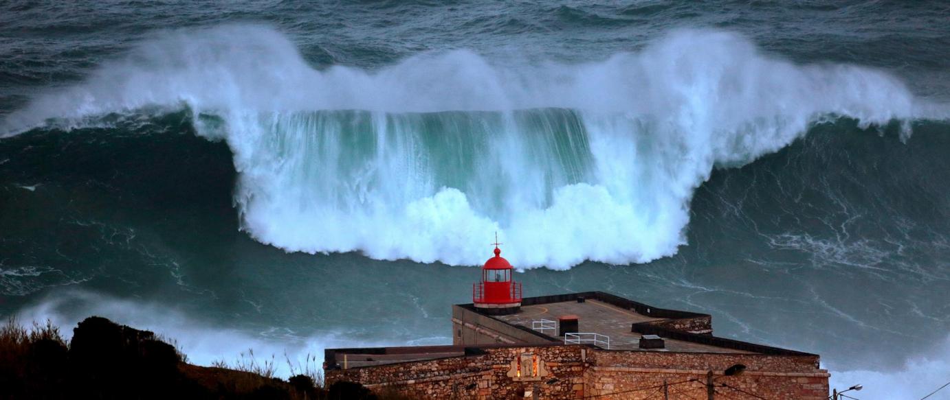 Praia do Norte espera entrada de ondulação grande nos dias 28 e 29 de outubro