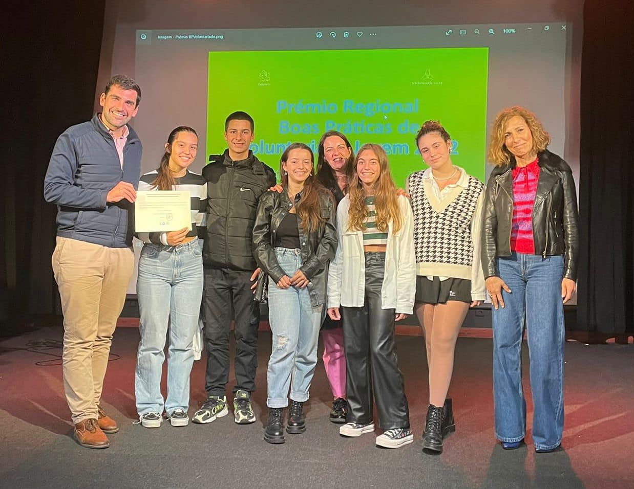 Menção Honrosa do IPDJ para o projeto de Voluntariado jovem do Município da Nazaré 