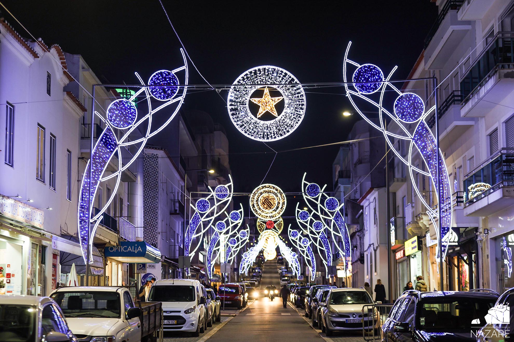 Iluminação de Natal no concelho da Nazaré