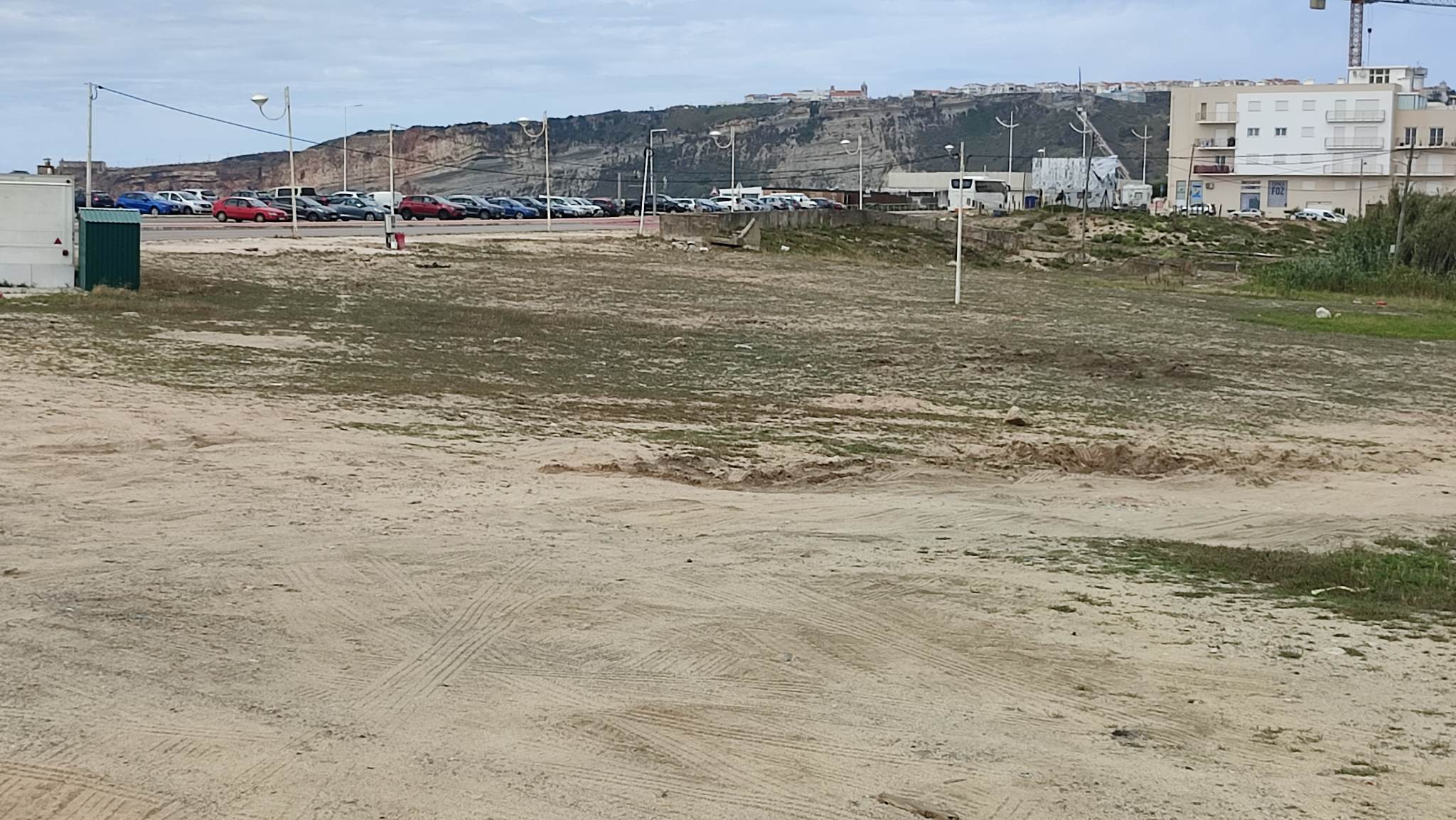 Estacionamentos gratuitos junto à Praia da Nazaré