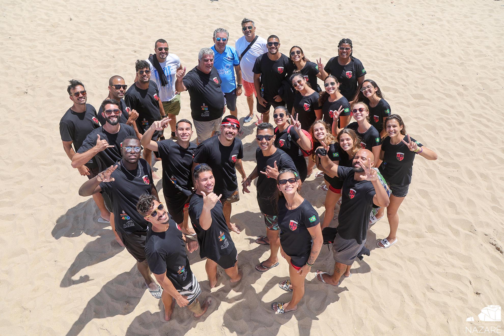 Cooperação entre a Nazaré e Niterói traz equipa de andebol de praia