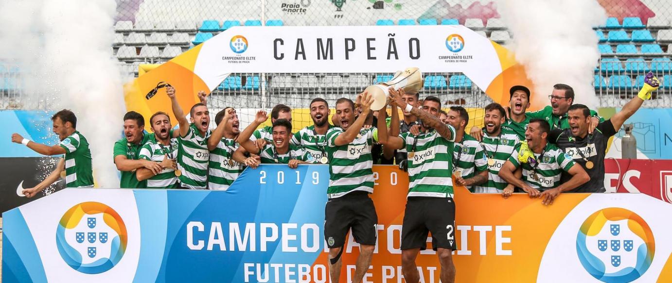 Sporting é Campeão de Elite Campeonato de Futebol de Praia