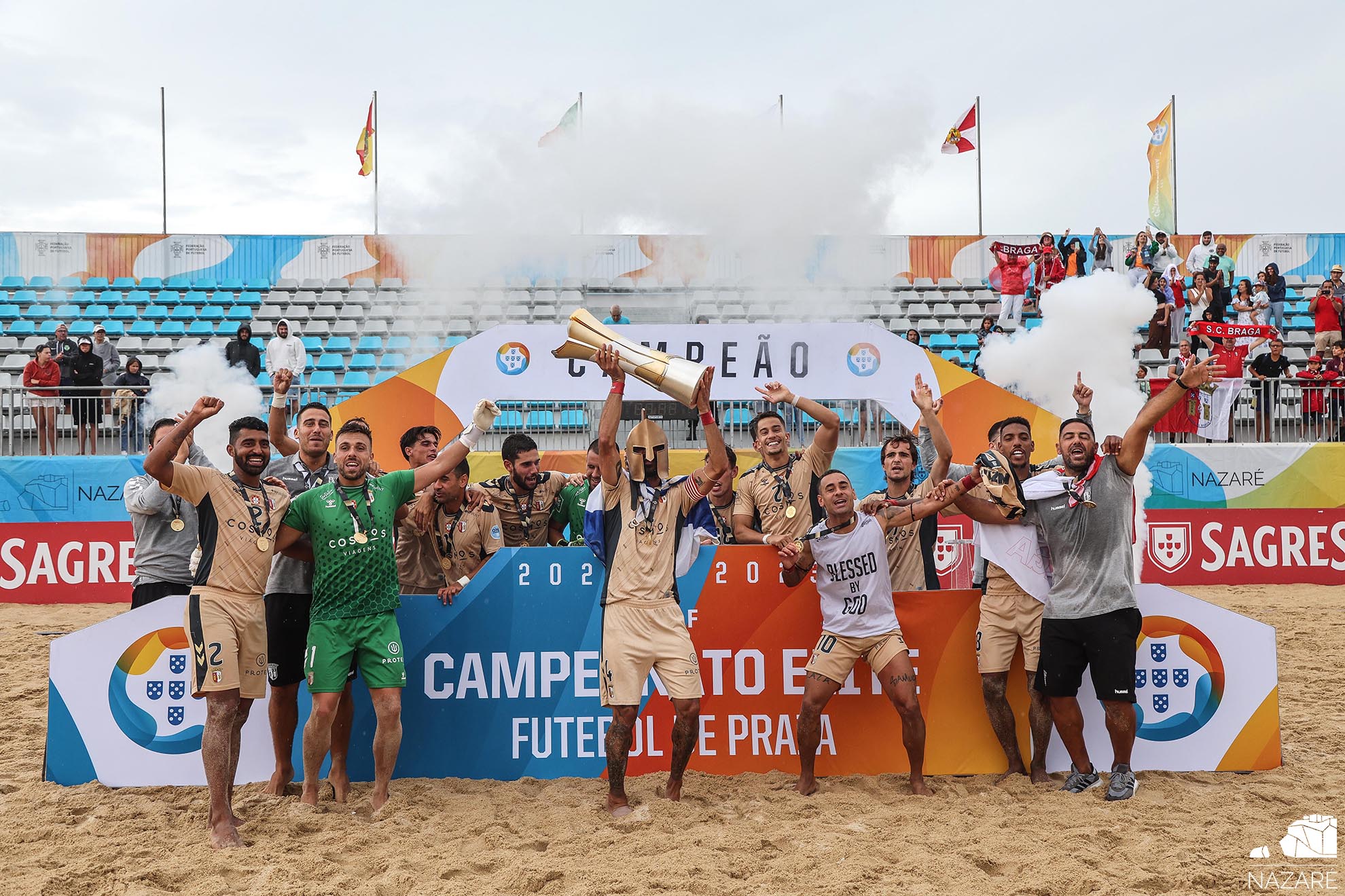 Braga sagra-se campeão do Campeonato de Elite do Futebol de Praia