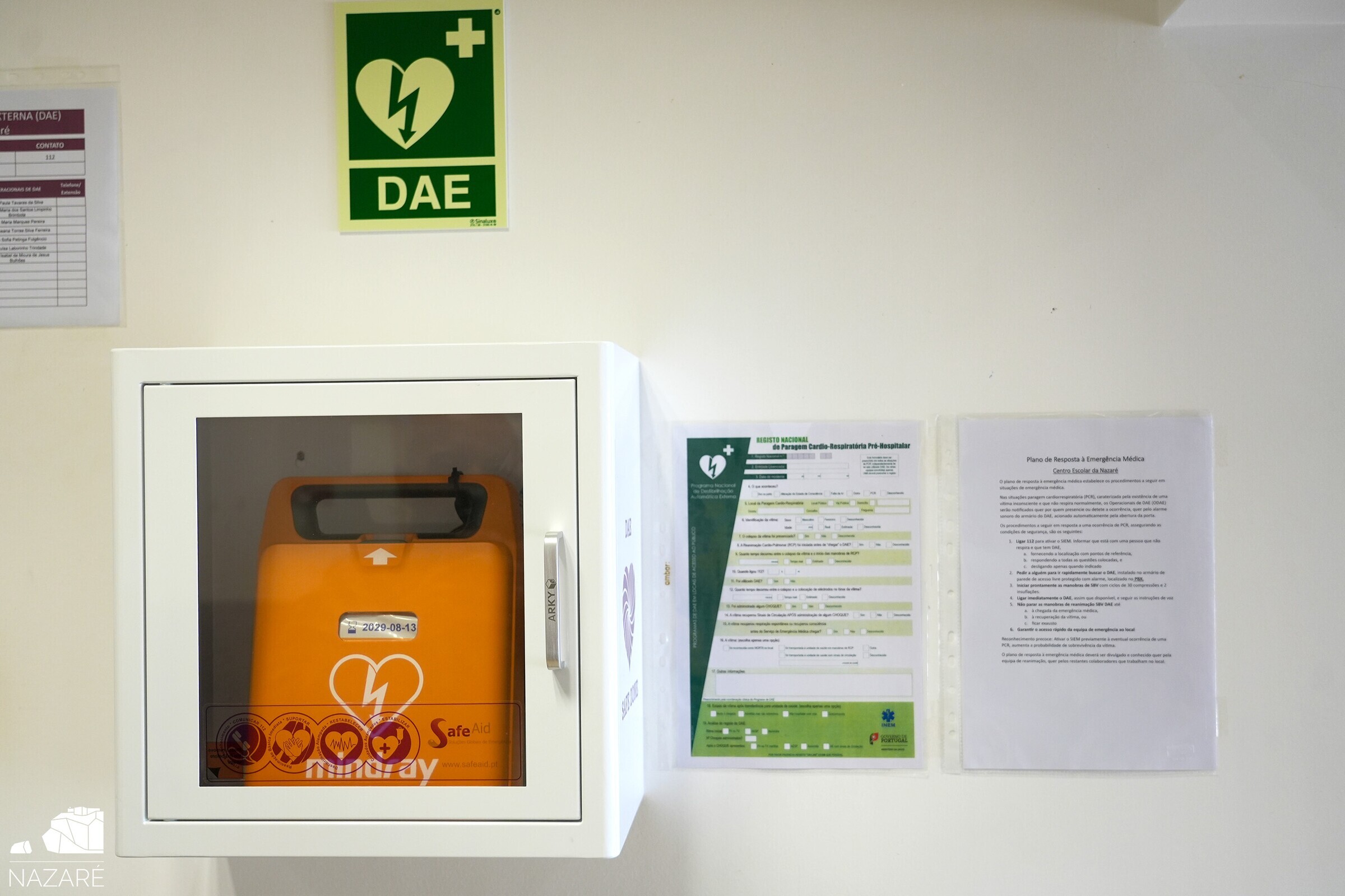 Escolas do concelho passam a dispor de desfibrilhadores automáticos externos (DAE)