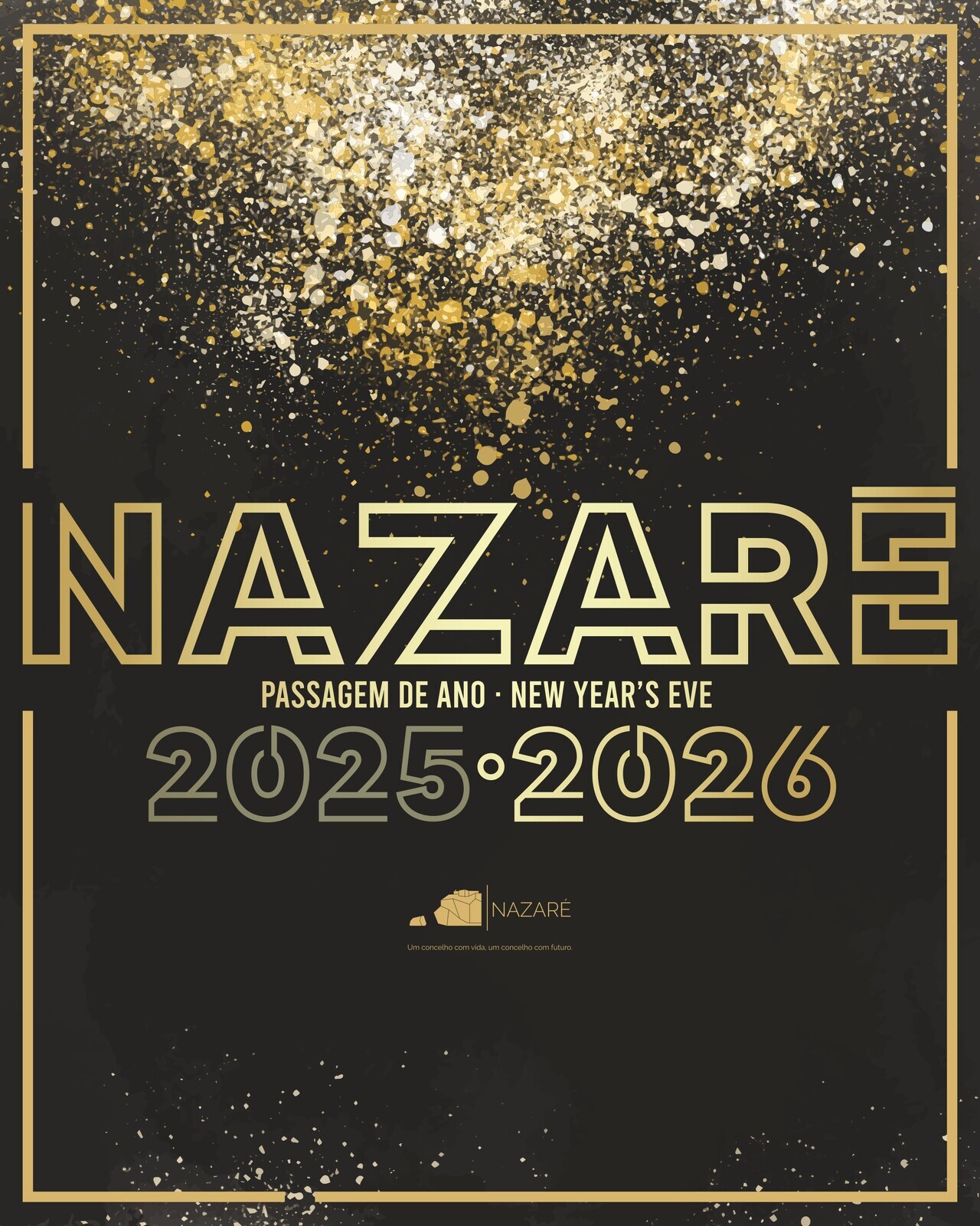 Nazaré despede-se de 2025 e recebe 2026 com grande festa junto ao mar