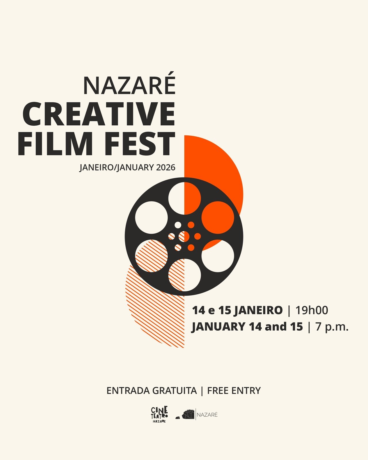 Nazaré Creative Film Fest em janeiro 