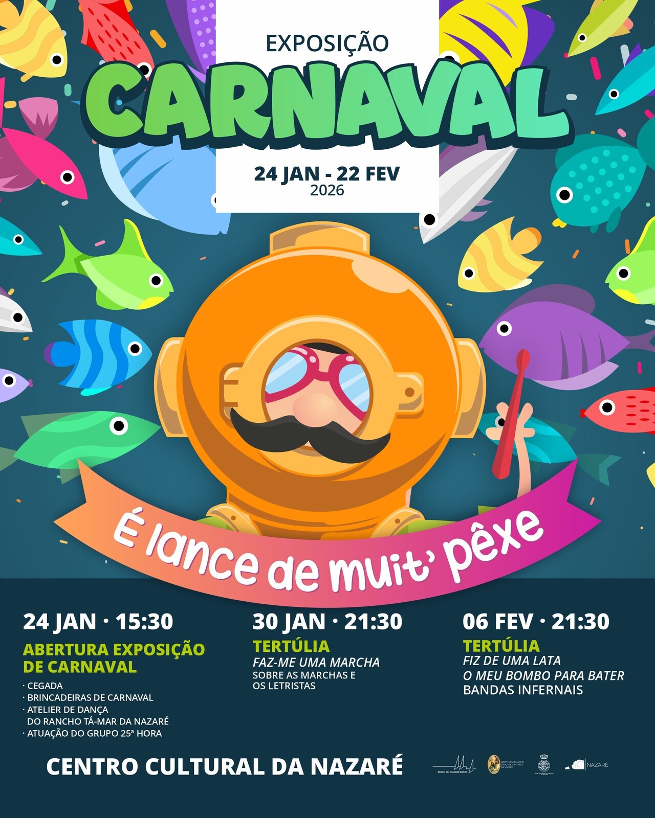 Exposição “É lance de muit’ pêxe” abre ao público a 24 de janeiro