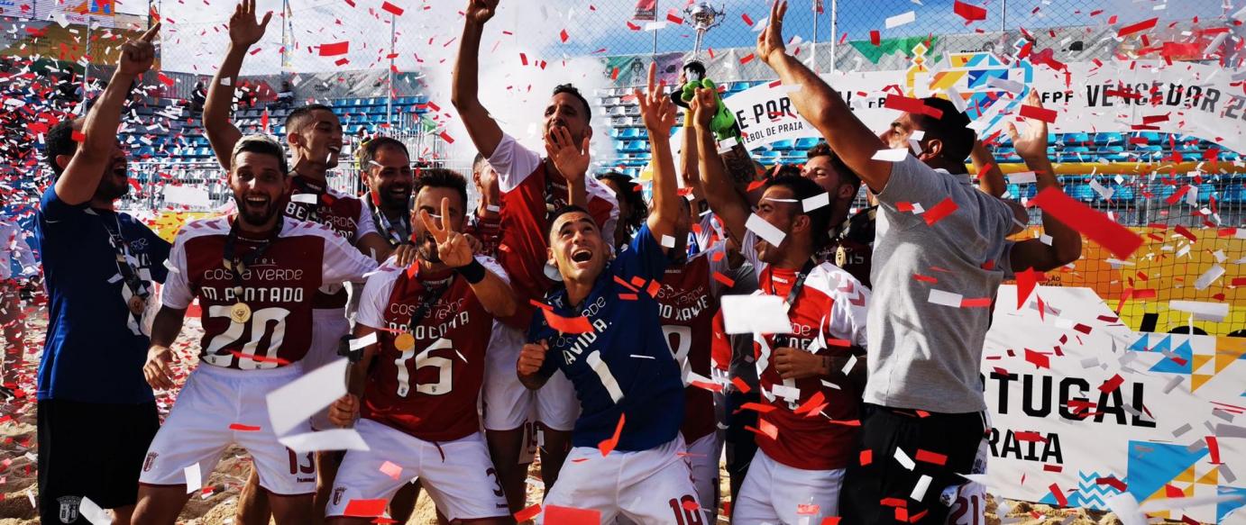 SC Braga vence a Taça de Portugal em futebol de praia