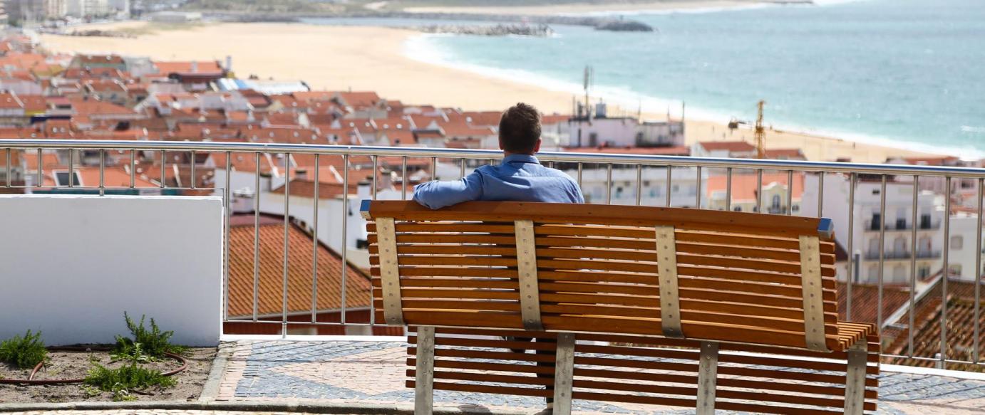 Qualidade do ar no centro da praia da Nazaré é excelente