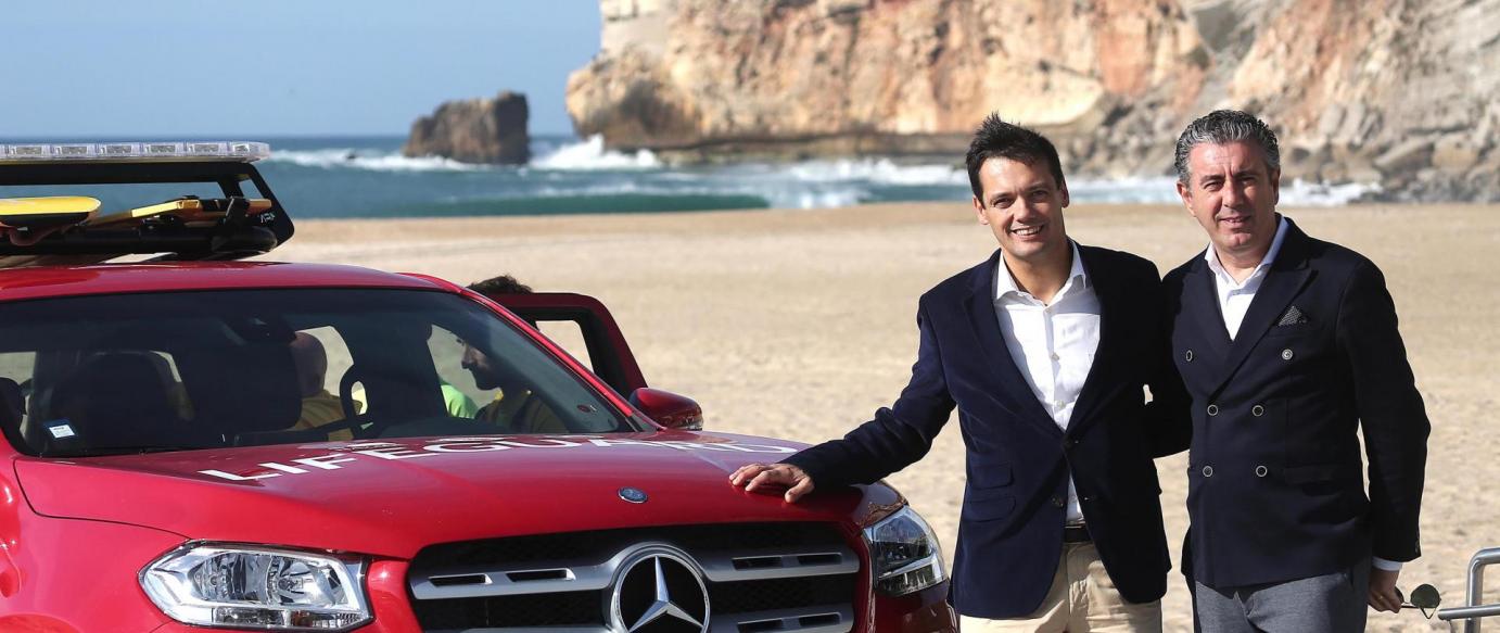 Mercedez-Benz associa-se à Nazaré no reforço do conceito de destino seguro