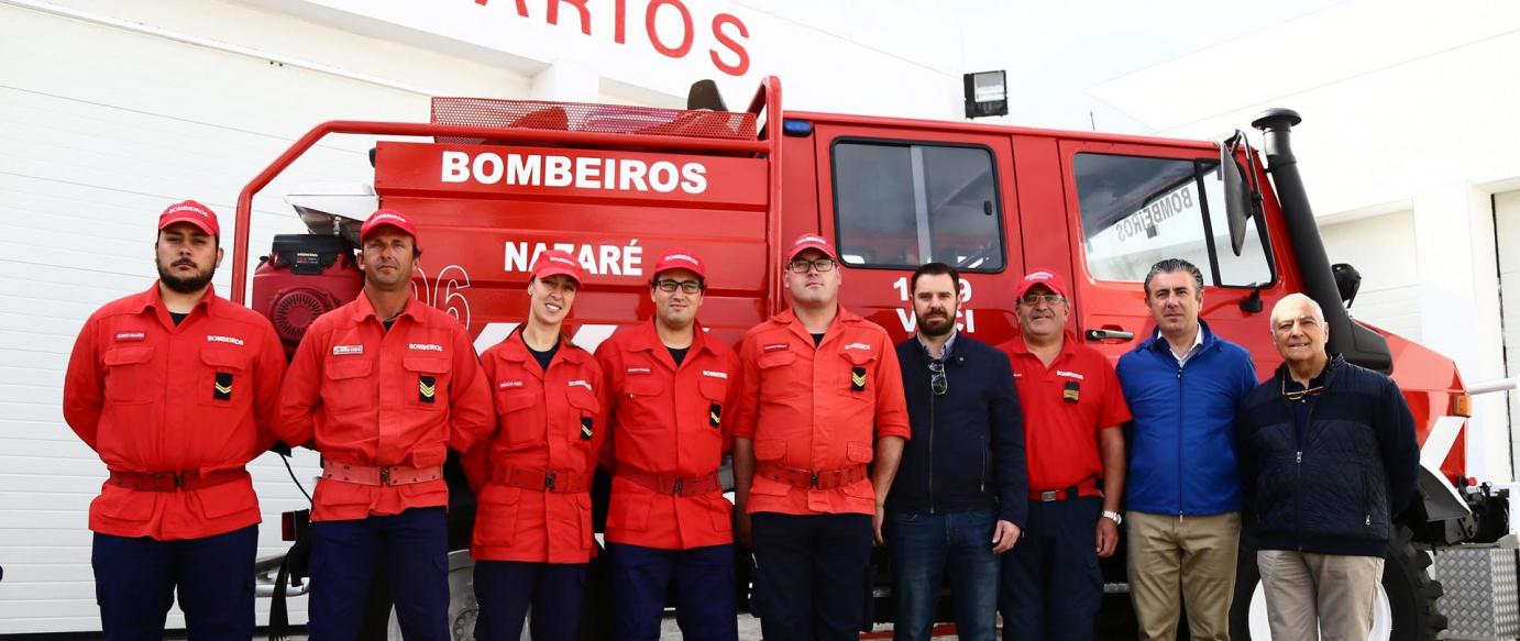 Equipa de Intervenção Permanente (EIP) da Nazaré entrou em funções nos Bombeiros