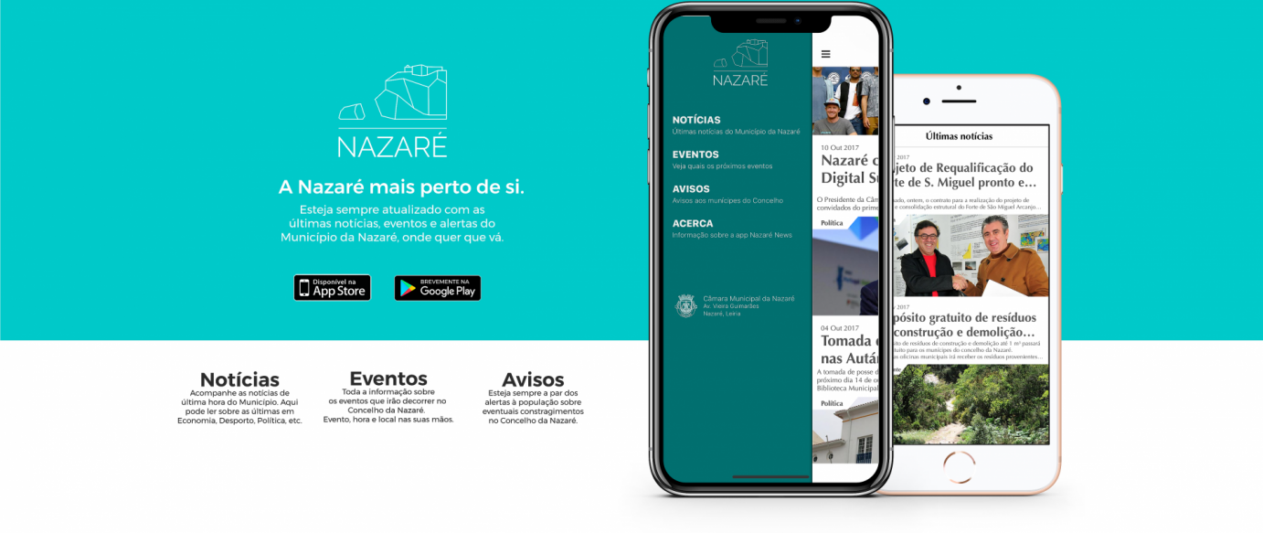 Município disponibiliza a aplicação (app) Nazaré