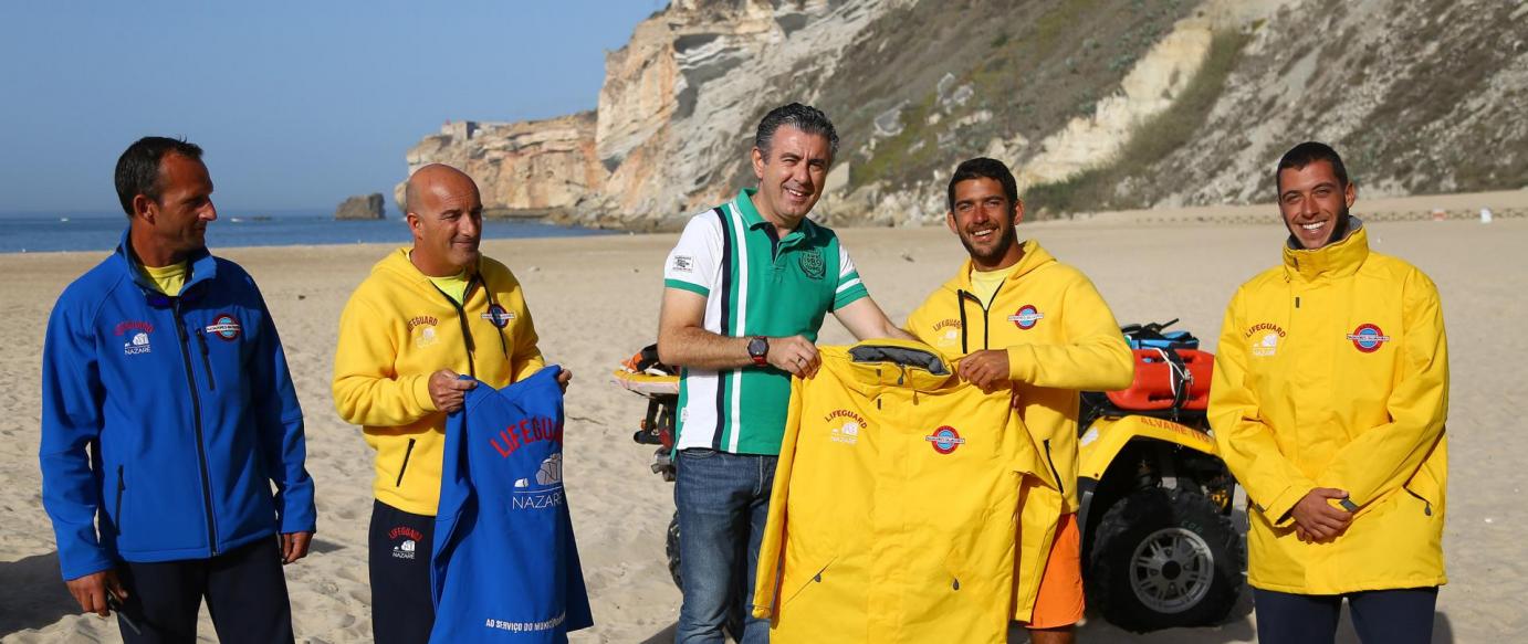 Equipamento de Inverno entregue à equipa de patrulhamento da Praia da Nazaré