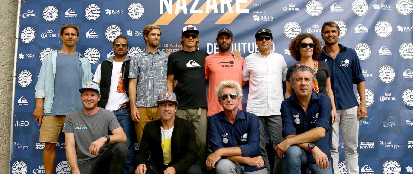 Nazaré Challenge da Big Wave Tour 2017 em período de espera