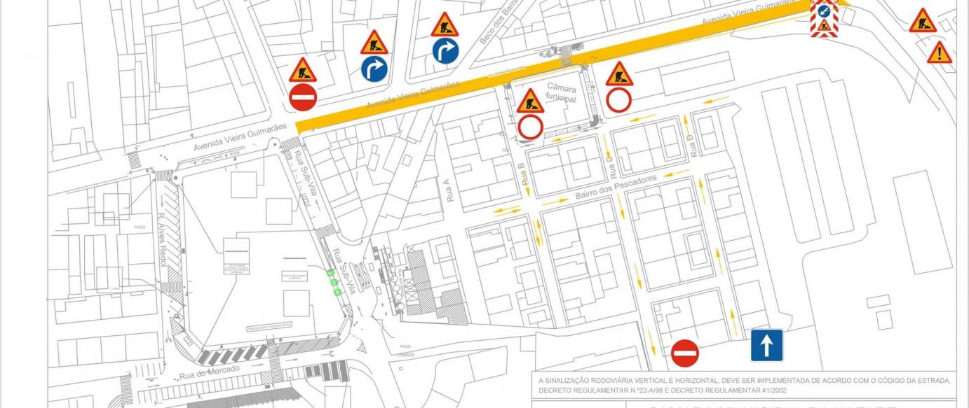 Renovação da rede de distribuição de água na Avenida Vieira Guimarães