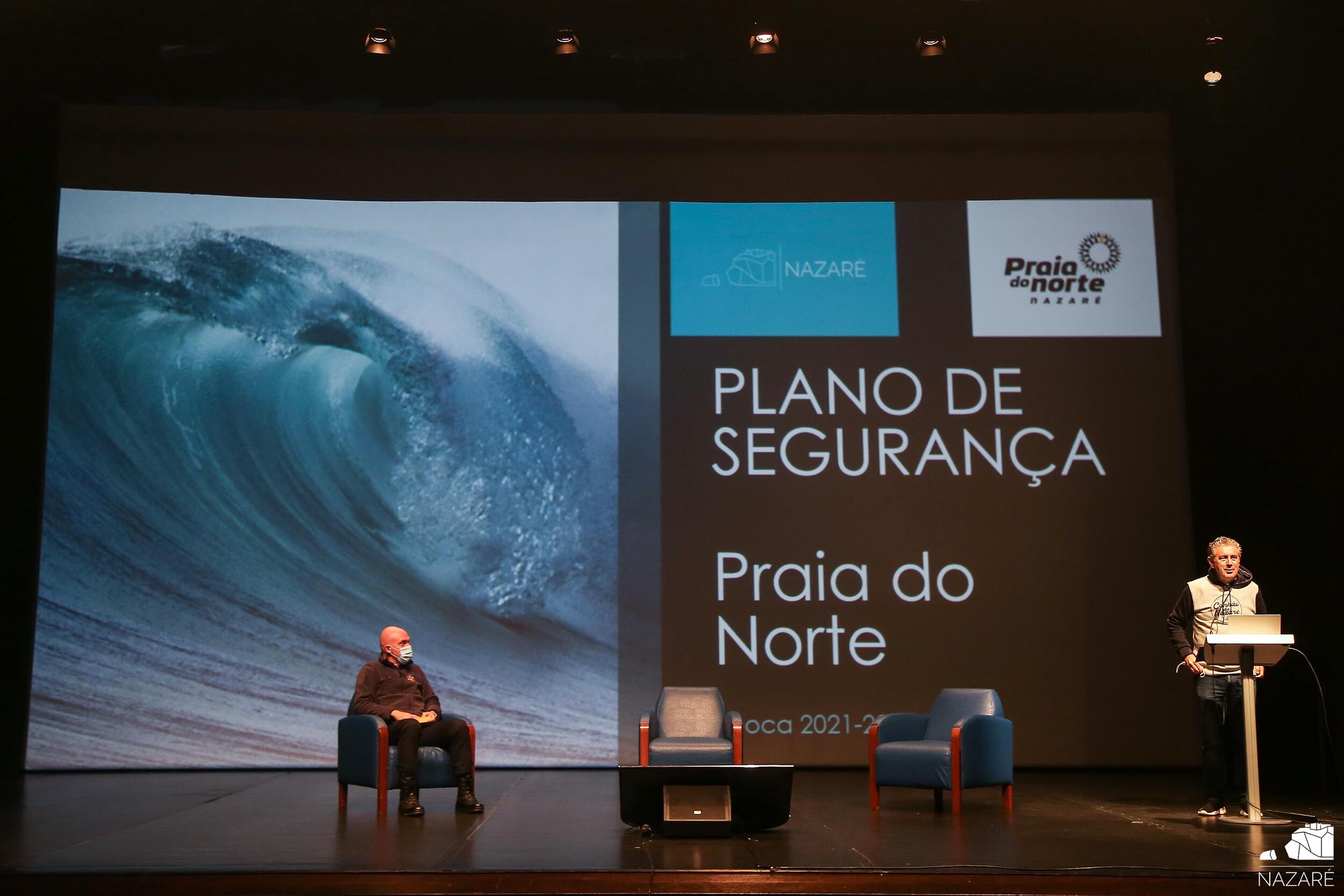 Plano de Segurança na Praia do Norte para a época 2021-2022 