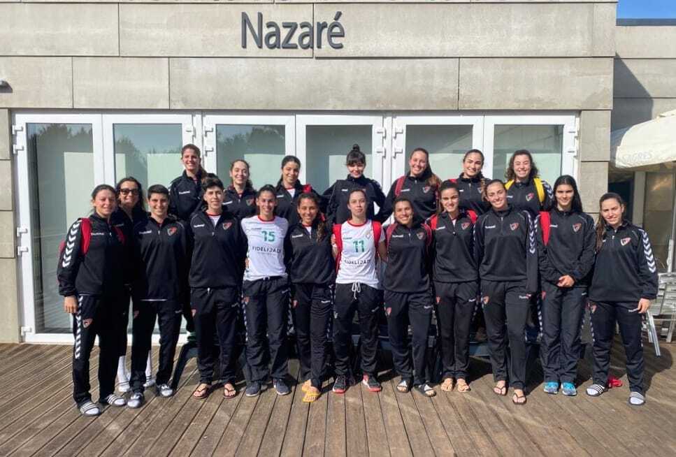 Andebol de Praia em estágio para o Campeonato do Mundo de 2022 no Carsurf da Nazaré